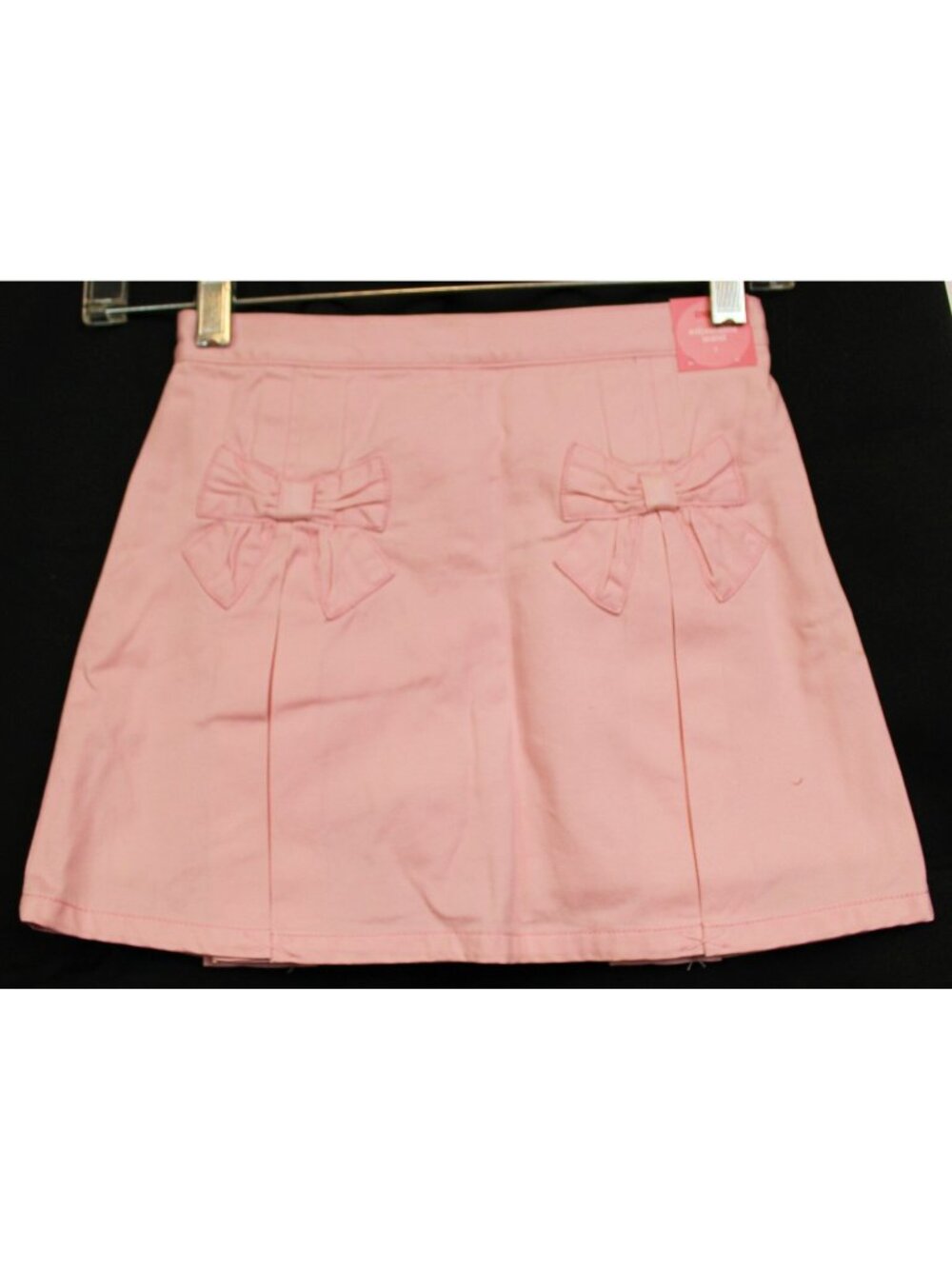 2006 Gymboree Cherry Pie Pink Bow Skort sz 12 Slim fit NWT Winter Pleated Skirt